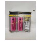 Defiant 130 Lumen 3 LED Rechargeable Flashlight