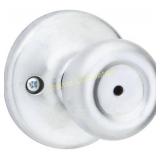 Kwikset Tylo Satin Chrome Bed/Bath Knob. New