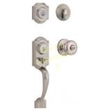 KwiksetMontara Satin Nickel Single Cylinder Door