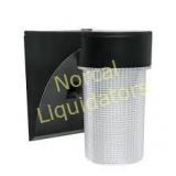 Defiant Black Outdoor LED Dusk to Dawn Wall Mount