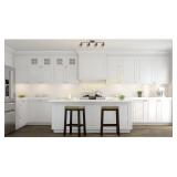 Hampton Bay 4-Light Bronze LED Dimmable Fixed