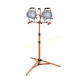 HDX1000-Watt Halogen Twin-Head Tripod Work Light.