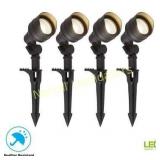 Hampton Bay Low-Voltage LED Outdoor Black flood