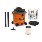 RIDGID 16 Gal. 5.0-Peak HP Wet/Dry Vac tested