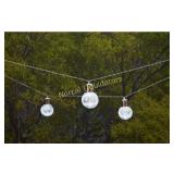 Hampton Bay 10-Light 12 ft. Integrated LED Clear