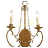 Hampton Bay Estelle 2-Light Champagne