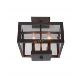 Hampton Bay 11 in. 4-Light Oxide Brass