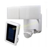 **Defiant 180° White Solar Powered Motion LED