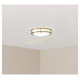 Hampton Bay 11.8 in. 120-Watt Equivalent Brushed