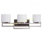 Hampton Bay 3-Light Brushed Nickel Vanity Light