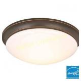 Hampton Bay 13 in. Oil-Rubbed Bronze LED