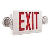 Lithonia Lighting 2-Light Plastic LED White Exit