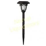 Hampton Bay LED Solar Pathway Lights Metal &