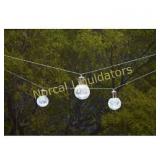 Hampton Bay 10-Light 12 ft. Integrated LED Clear