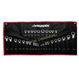 Husky SAE/MM Ratcheting Wrench Set with Stubby