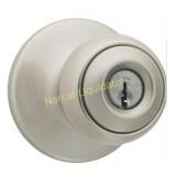 Kwikset Polo Satin Nickel Keyed Entry Door Knob