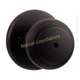 Kwikset Cove Venetian Bronze Privacy Bed/Bath