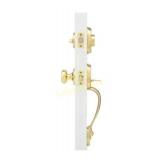 Kwikset Chelsea Lifetime Polished Brass Single