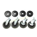 *HDX4 in. Industrial Casters with Bumper