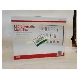 2 LED Cinematic light boxs 1 new 1 open box