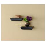 2 sets Home Decorators Collection 2-Shelf 8 in. L