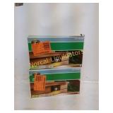 2 Outdoor Integrated LED Light in Black for Stair