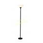 Hampton Bay 71.5 in. Black Floor Lamp 14 inch