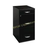 Filing Cabinet 18"W, 3-Drawer Organizer File,