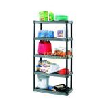 **Plano 36"W x 24"D x 74"H 5-Shelf Heavy Duty