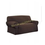 Mainstays Stretch Pixel 1-Piece Loveseat