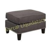 Retail price $139.88. Emery Ottoman, charcoal.