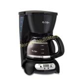 Mr. Coffee 5 Cup Programmable Black & Stainless