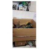 *Box of various remote controls, battery packs,