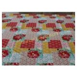 Pioneer Woman patchwork tablecloth Measures 52" x