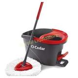 **O-Cedar EasyWring Microfiber Spin Mop, Bucket