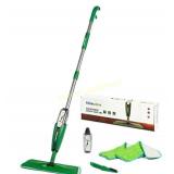 **MICROFIBER SPRAY MOP KIT /W 3 PADS, 1 BOTTLE,