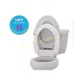 NOVA Hinged Toilet Seat Riser, Lift Up and Down