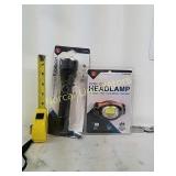 300 LUMEN RECHARGEABLE FLASHLIGHT AND 200 LUMEN