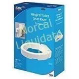 Carex Elongated Hinged Toilet Seat Riser - Adds