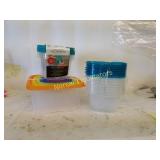 Assorted food storage containers