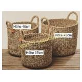 NESTING Baskets Boltze Home. (Set of 3)  Seagrass