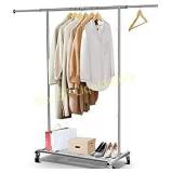 Simple Trending Clothing Garment Rack, Heavy Duty