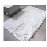 Super Area Rugs Soft Faux Fur Sheepskin Flokati
