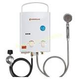 Camplux 5L 1.32 GPM Ventfree Outdoor Portable