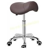 New retail $83 Kaleurrier Saddle Stool Rolling