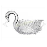 Godinger Crystal Swan Serving Bowl new open box
