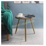 Round Side Table, Metal End Table,
