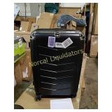 VILLAGIO HARD SHELL 24 IN ROLLING SUIT CASE.
