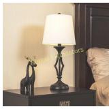 POPILION Vintage Black Hollowed Base Metal Basic