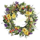 Floral Twig Door Wreath, 19 1/2" Diameter - Home